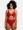 Scrunch Cut Out Swimsuit in Red