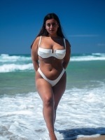 Free Society - Under Wire Bikini in Off White Rib 2 Thumb